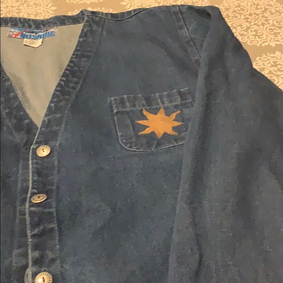 NW blazer style jean jacket native designs - Picture 3 of 8